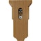 Ekena Millwork 3 1/2"W x 3 3/4"D x 6"H Mini Reyes Wood Corbel, Cherry CORW03X03X06RYCH - alternate 2